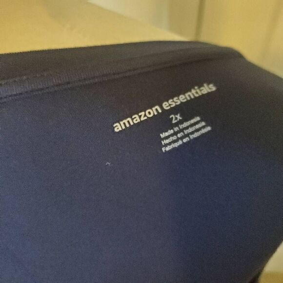 NWT Amazon Navy Blue Stretchy Maxi Dress 2X - Picture 8 of 10